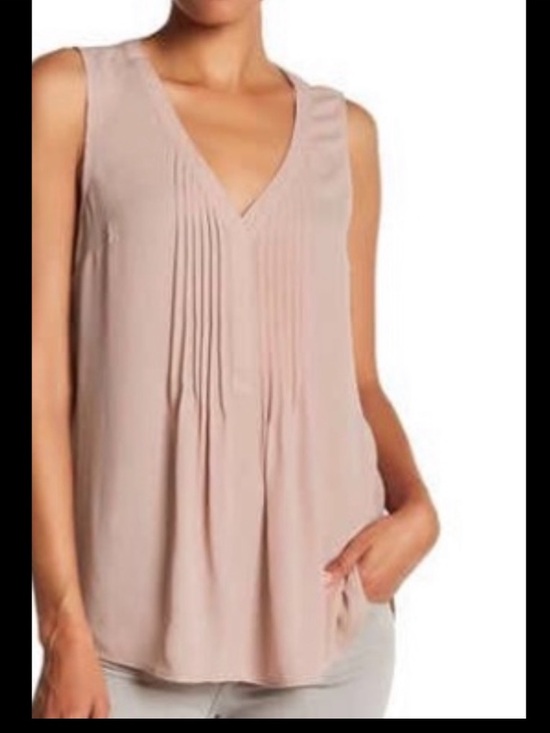 LOFT Tops - DR2 Light Pink V-Neck Blouse